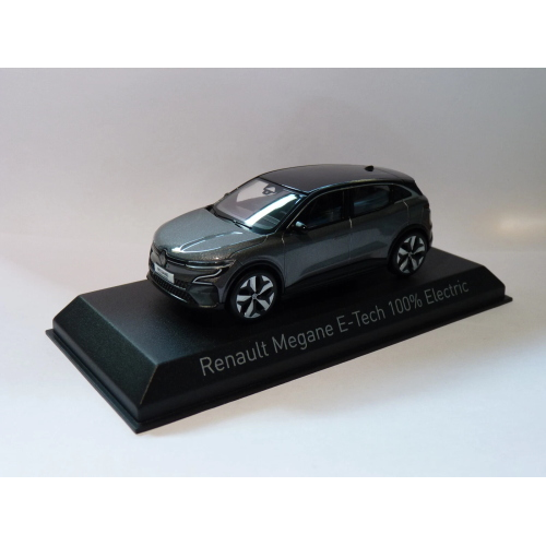 Renault Megane E-TECH 100% Electric 2022 Shadow Grey & Black 1:43 Norev Auto Str-image