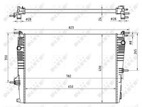 KüHler, MotorabküHlung Nrf 53965 FüR OE 214100014R - 214103792R - 8660003475