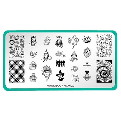 MXM 129 Maniology  Nail Stamping Plate