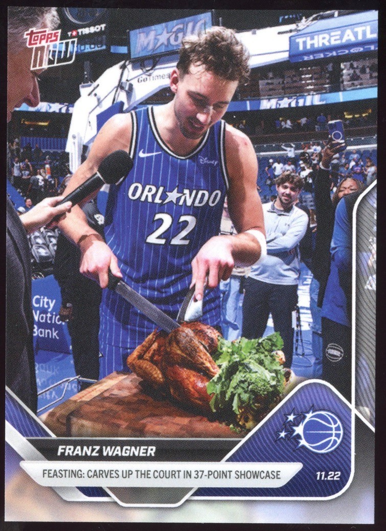 2025-26 Topps Now 37-Point Showcase #62 Franz Wagner MAGIC PHOTO VARIATION SP