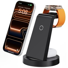 3 in 1 Charging Station for iPhone, Wireless Charger for iPhone 17 16e 16 15 ...