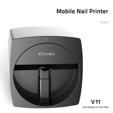O2Nails Digital Nail Art Printer Black Print any image on Nail via Mobile App