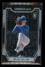 2019 Panini Chronicles Brad Keller #34 Obsidian Rookie