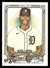 2025 Topps Allen & Ginter #119 Justyn-Henry Malloy Rookie Card Detroit Tigers