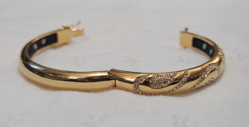 Nikken Bella Passione 24K Gold-Plated Magnetic Napoli Swirl Bracelet NWOT #1 - Image 4 of 4