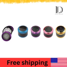 2-Pack 2.5" 4 Parts Cnc Light Chromium Crusher – Durable Metal Grinder Tool