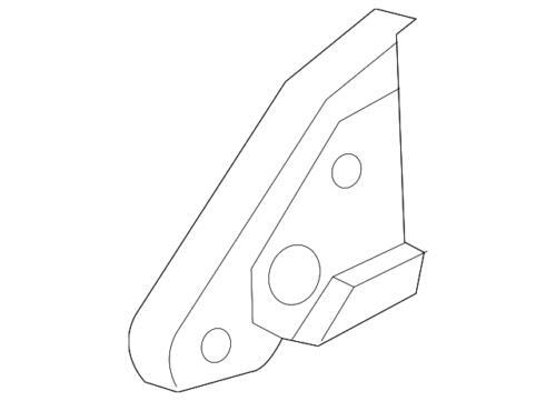 Moldura de esquina izquierda para BMW (P/N 51-33-7-284-417)