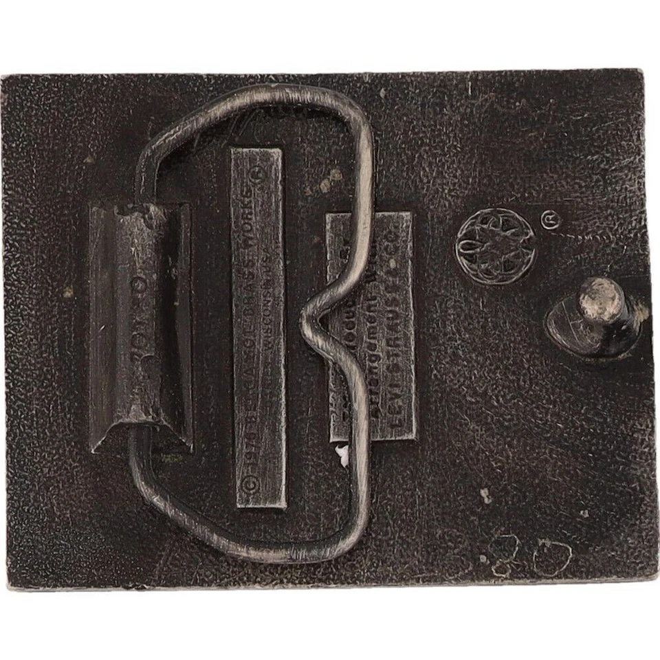 Jeans Levi Strauss Levis Denim Azul Vaquero California Años 70 Vintage Hebilla de Cinturón Foto 2 de 4