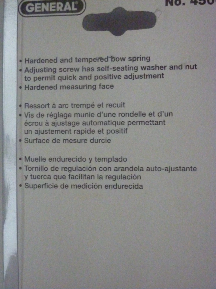 COMPASS DIVIDER...# 450-6 By GENERAL TOOLS & INSTRUMENTS - Image 3 of 3