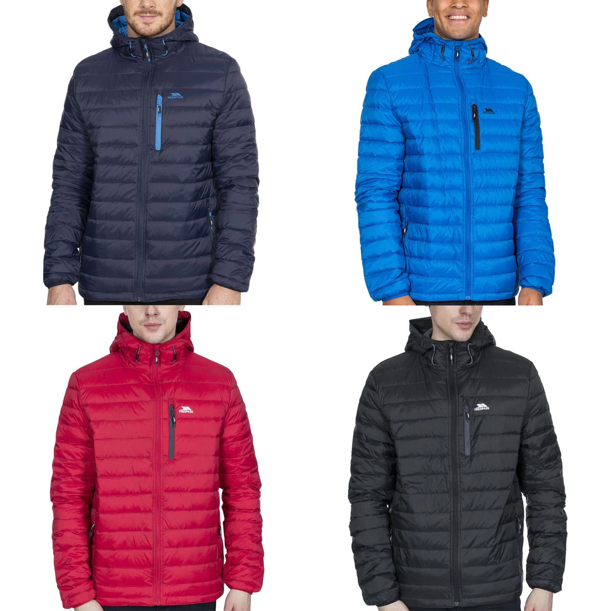 Trespass Mens Digby Outdoor Walking Packaway Hooded Coat Jacket | eBay