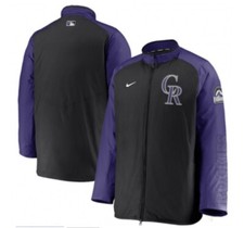 Colorado Rockies Nike Authentic Collection Dugout Full-Zip Jacket Black Men’s XL