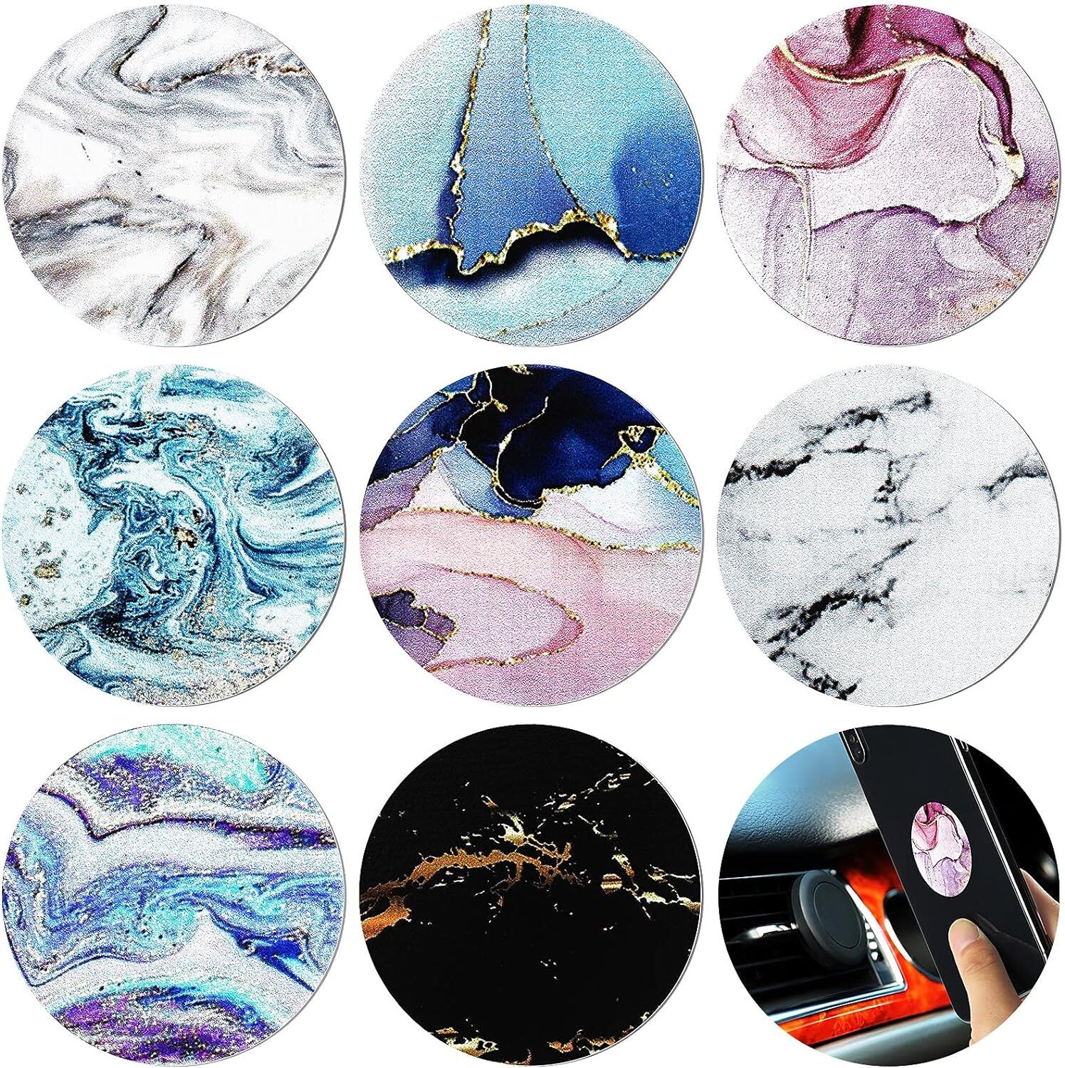 Magnetic Phone Mount Metal Plate for Car Cell Phone Holder