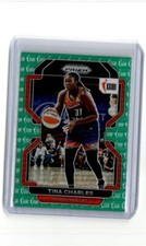 2022 Panini Prizm WNBA #159 Tina Charles Anniversary Green SSP Phoenix Mercury