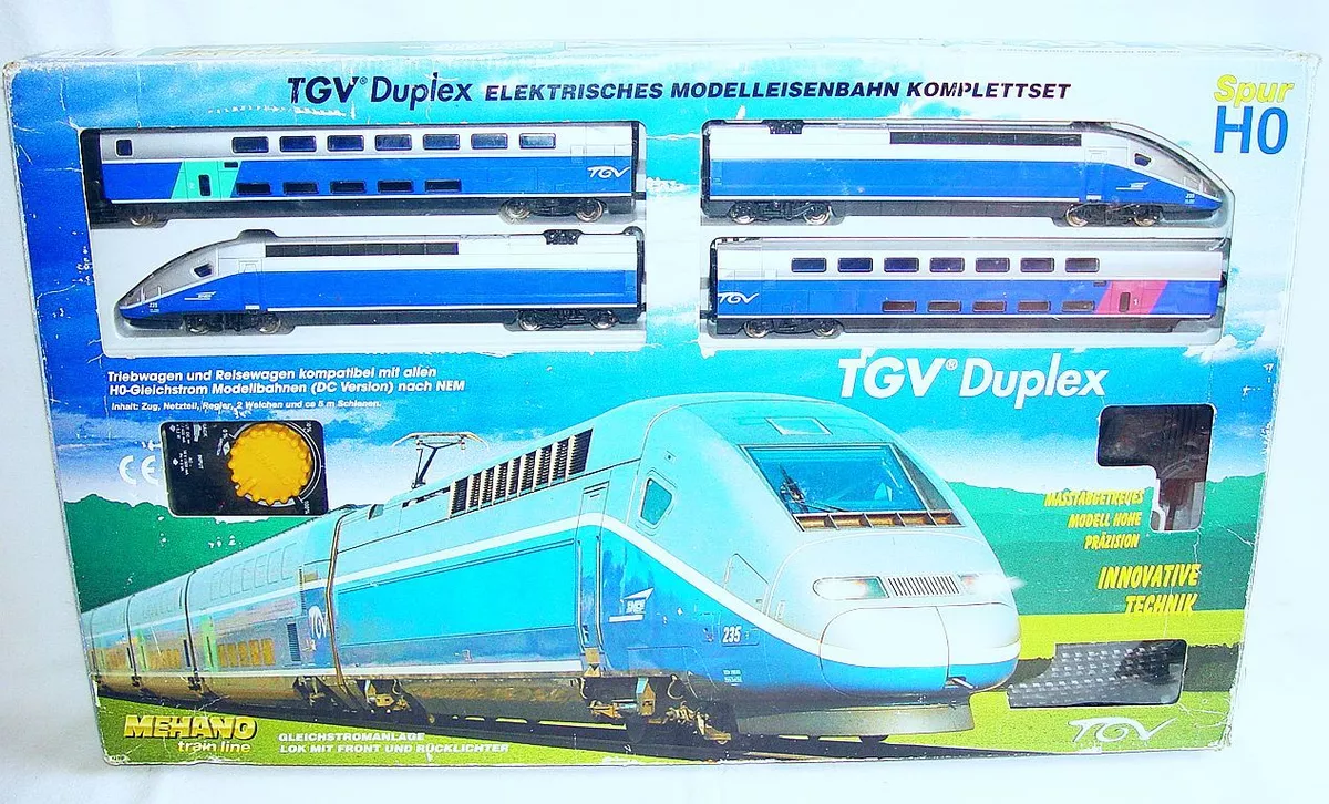 Jouef France HO 1:87 French SNCF TGV HIGH SPEED 4-Piece MULTIPLE UNIT  MIB`78 TOP