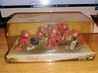 Nascar Pit Crew Series Red Winners Circle Team Set Scale 1:24 Earnhart Gordon