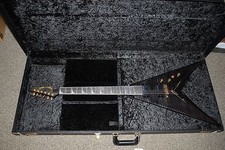 Dean Guitar Dave Mustaine Usa Vmnt V Black Gold New Signed Dealer Megadeth