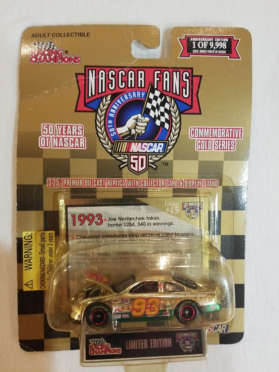 1998 Racing Champions 50 Years of Nascar Fans Gold Series #93 1998 Racing Champions 50 Years of Nascar Fans Gold Series #93