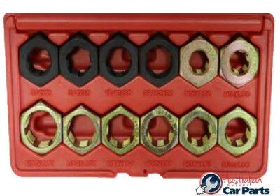 12 Piece Axle Spindle Re-threader Set T&E Tools 6011 | eBay Australia