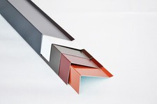 Ortblech Ortgang Ortgangblech Flachdach Dach Aluminium farbig 2m lang 0,8 mm