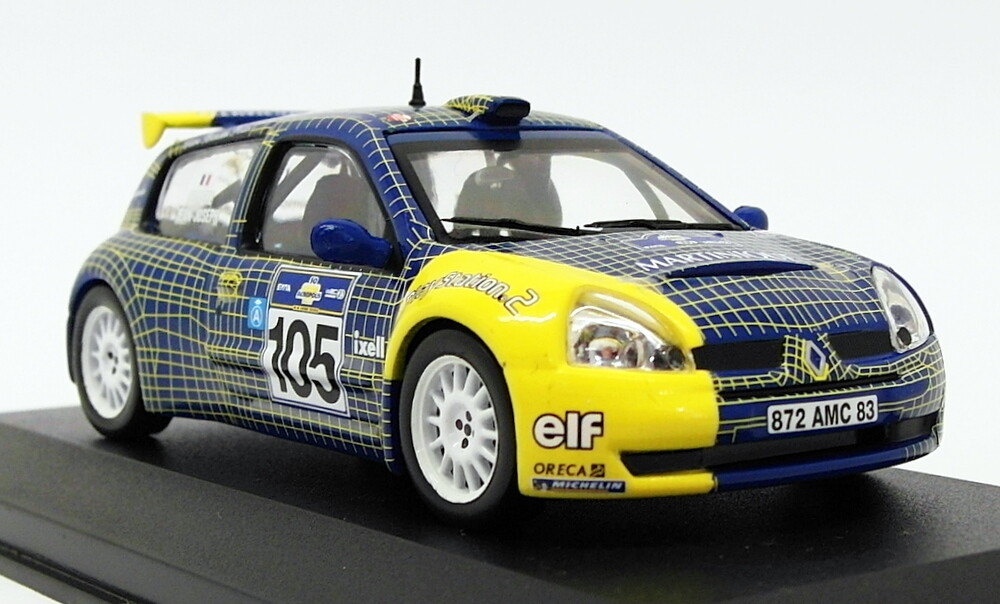 Altaya 1/43 Renault Clio S1600 Acropolis Rally 2003 Diecast Model
