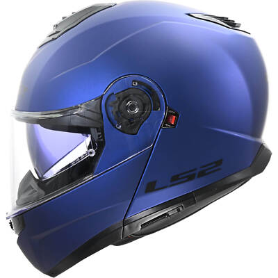 Modularer Helm LS2 FF908 STROBE II Solid Navy Blau Matt