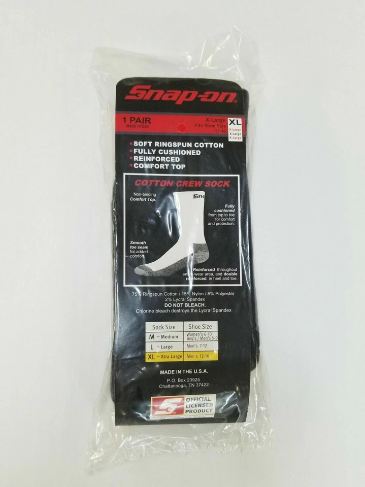 6 pares de calcetines negros a presión para hombre XL ~ envío gratuito HECHOS EN EE. UU. Nuevos Foto 2 de 2