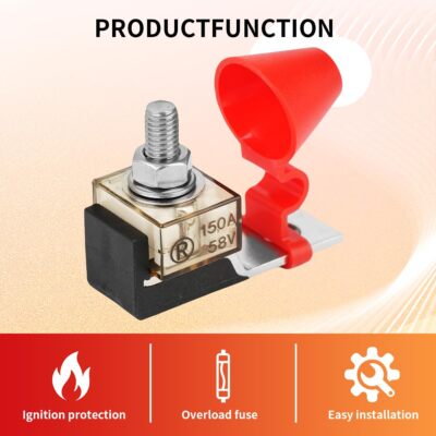 Eaton Bussmann MRBF-250, Marine Rated Battery Fuse, 250 Amp, 58VDC - View #4