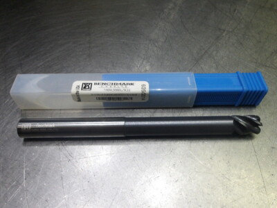 Benchmark 1/2'' 5 Flute Carbide CR Endmill .12'' R 546NL5000120C11 (LOC2193A)