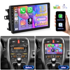 Per Toyota Auris E15 2006-2012 Carplay Autoradio GPS Navi BT 4G+64G Android 13.0