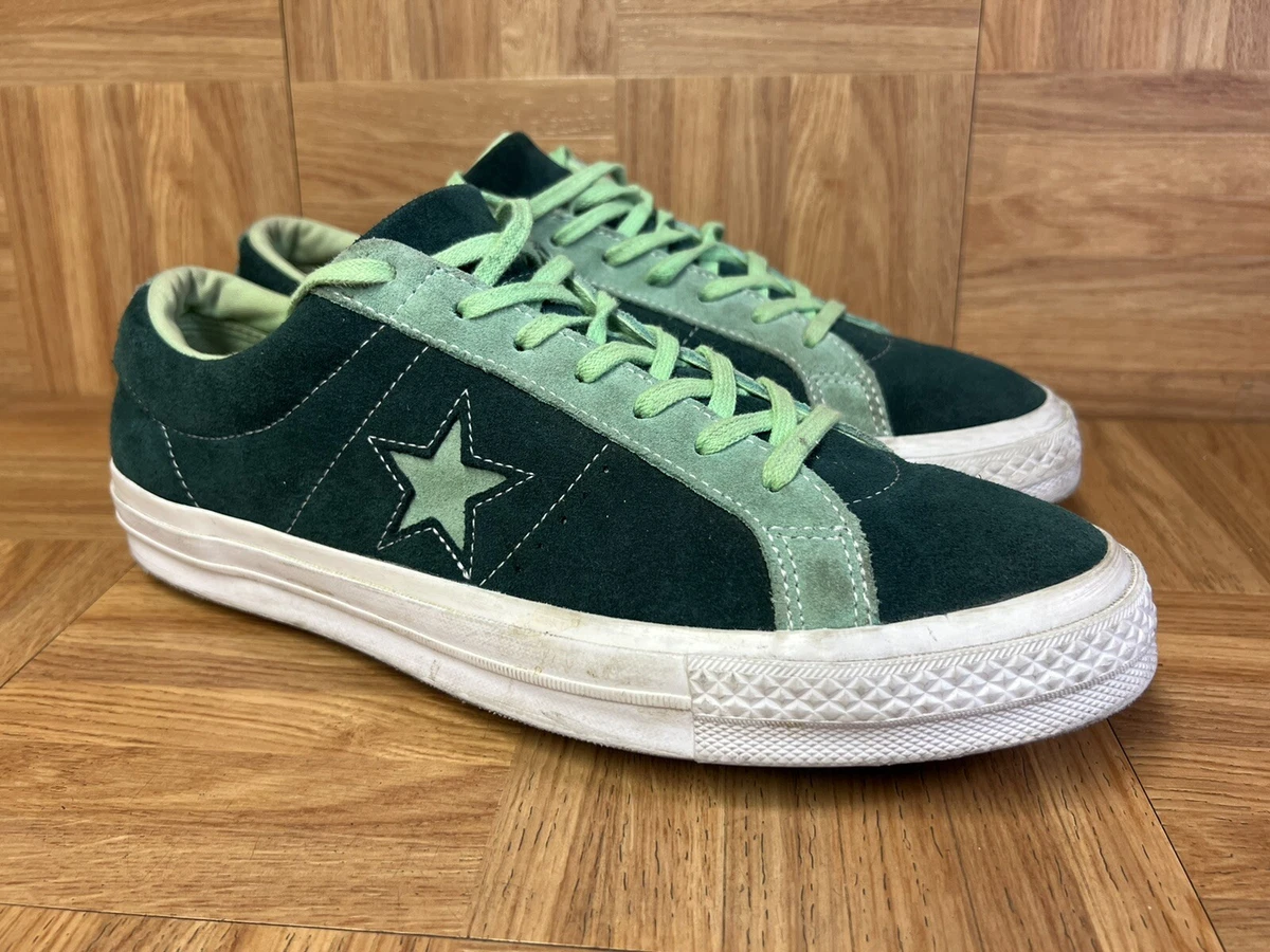 implicitte følsomhed menneskemængde RARE🔥 Converse One Star Ox Ponderosa Pine Neptune Green 161614C Sz 12 Mens  Shoe | eBay