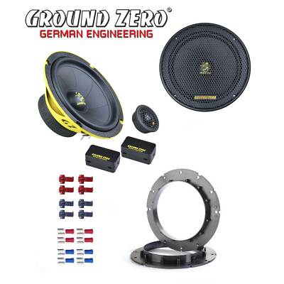 Ground Zero Auto SPL Lautsprecher System 16,5cm für Citroen C3 Picasso ab 2009