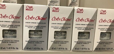 Wella Color Charm Permanent Liquid Creme Hair Color 1.4 Oz - Choose your color