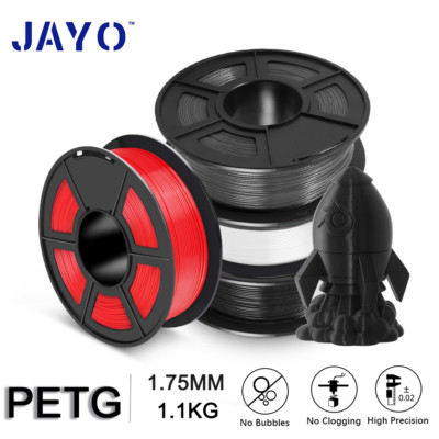 【Buy 10 Pay 6,Add 10 to Cart】JAYO 3D Printer Filament PETG 1.1KG 1.75mm