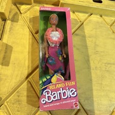 Vintage Mattel BARBIE 1987 Island Fun Doll 4061 NRFB