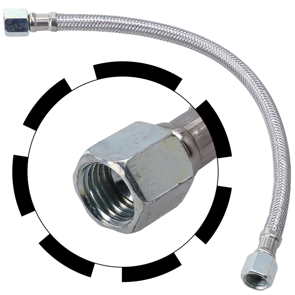 1 X350mm Air Compressor Tube Flexible Hose Air Pump Check Valve