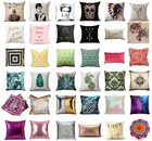 Jacquard Pillow Cover Bullion Regal Medallion Brown Beige Gold Metallic Moroccan — photo 2