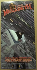 MEGADETH Ultra Rare 2002 PROMO POSTER for Rude CD 12x24 USA MINT NEVER DISPLAYED