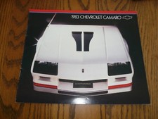 1983 Chevrolet Camaro Dealer Sales Brochure - Vintage -