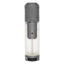 Palió® Veneto™ Quadruple Jet-Flame Lighter, High capacity tank, Clear
