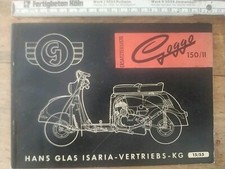 9.5 Goggo 15/55 Roller 150/II Ersatzteilliste Original Spare Parts List Glas 150