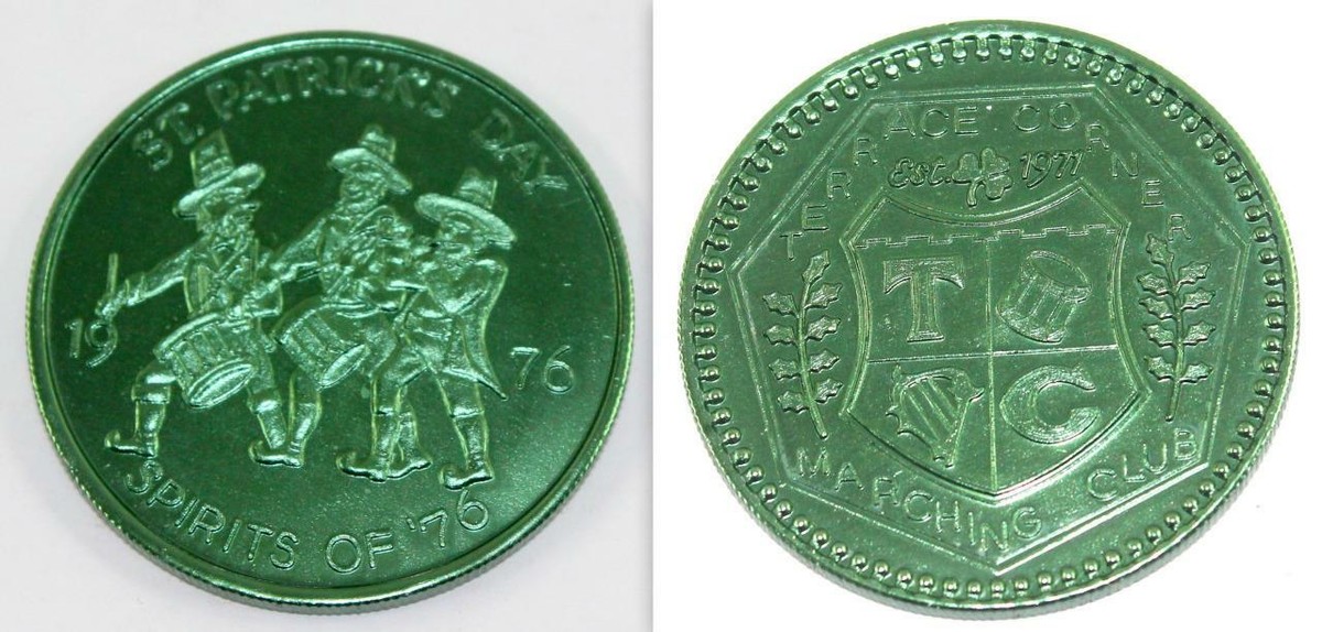 Rare Terrace Corner Marching Club St. Patrick's Day U.S.