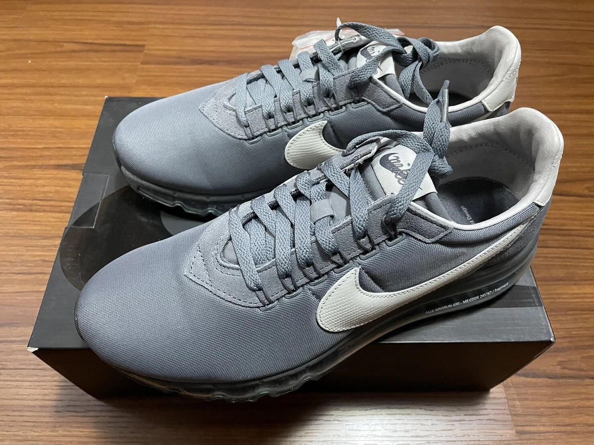 DS 2016 NIKE AIR MAX LD-ZERO / FRAGMENT sz 10 COOL GREY / WHITE-LT