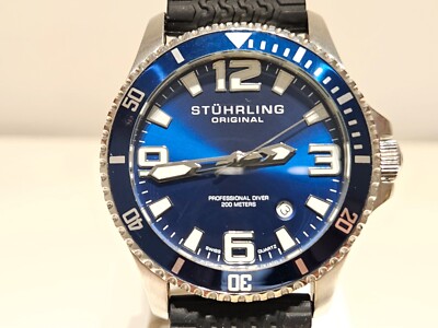 Quartz Stuhrling Pro Sport Diver Watches Depthmaster Heritage 42mm