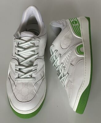 Gucci Demetra GG Men's Low-top Green/White Sneakers 6.5 US (Gucci 6) 698785 NIB