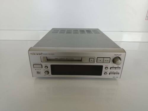 Onkyo MD-105 Mini Disc Recorder High Speed Audio Used Silver