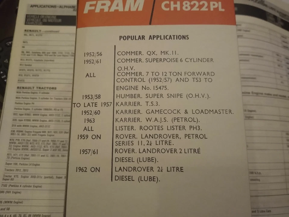 FILTRO DE ACEITE - SE ADAPTA A: LANDROVER SERIES 2 & 2a / II & IIa - GASOLINA Y DIÉSEL (1957-) Foto 3 de 4