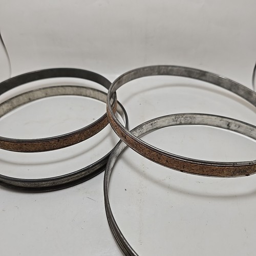 5" & 6" Metal Embroidery Spring Tension Hoop Ring with Cork Liner Vintage Retro - Picture 4 of 5