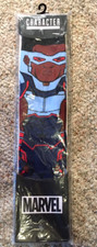 Bioworld Mens Crew Socks Marvel Comics Falcon Size 10-13 Avengers Superheroes