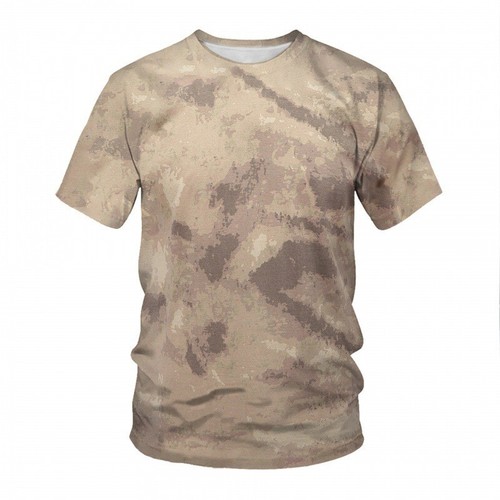 Mens Printed Short Sleeve T Shirt Tee Summer Casual Loose Pullover Blouse 36-50 - Picture 27 of 34