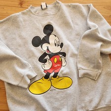 Vintage 90's Classic Disney Mickey Mouse Crewneck Sweatshirt - XL